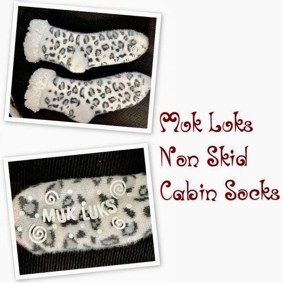 Muk Luks Non Skid Cabin Socks - Picture 1 of 1